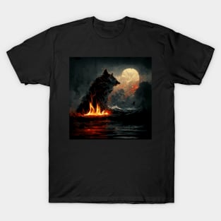 Wolf in Fire T-Shirt